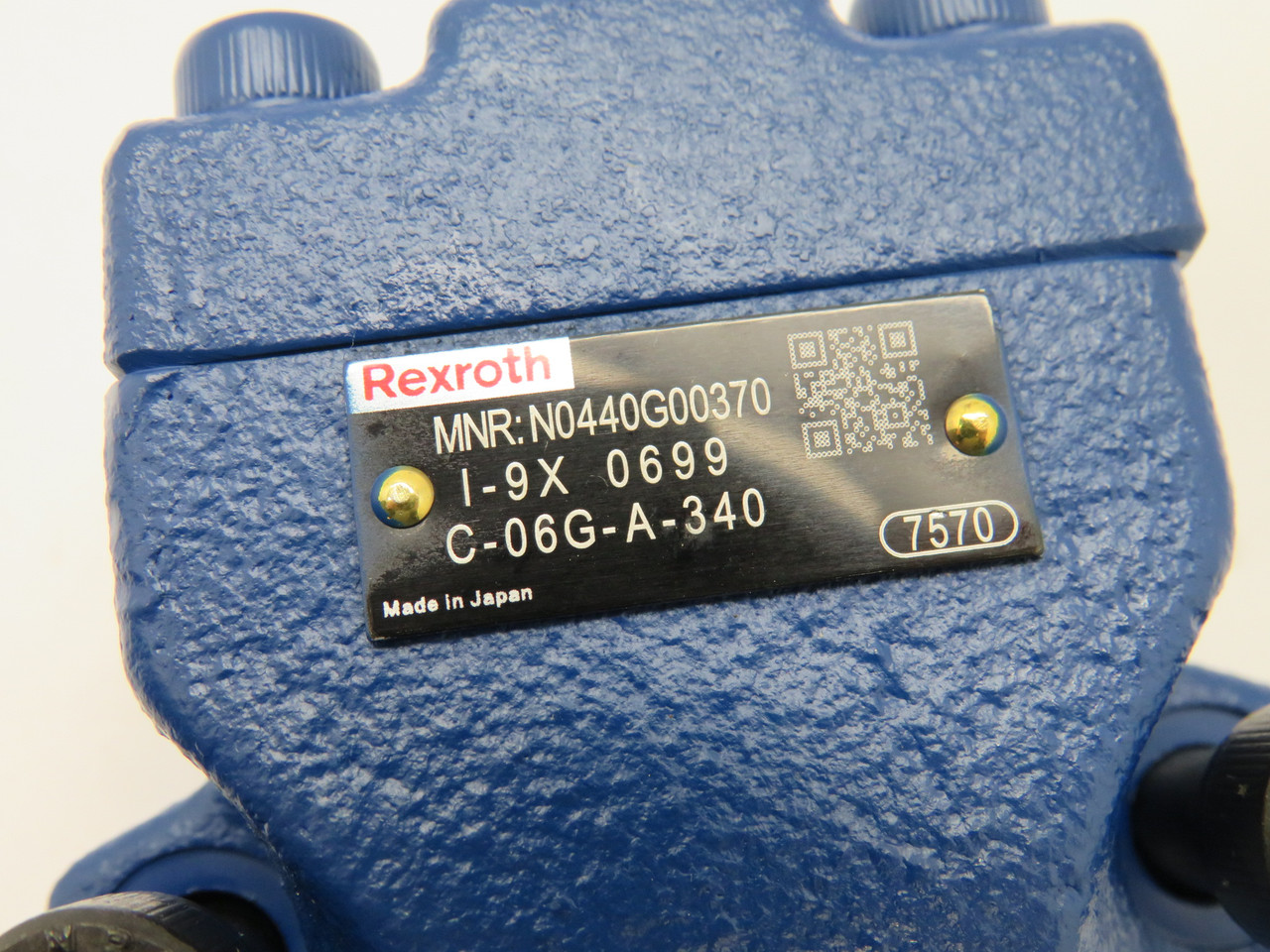 Rexroth N0440G00370 Check Valve C-06G-A-340 NOP