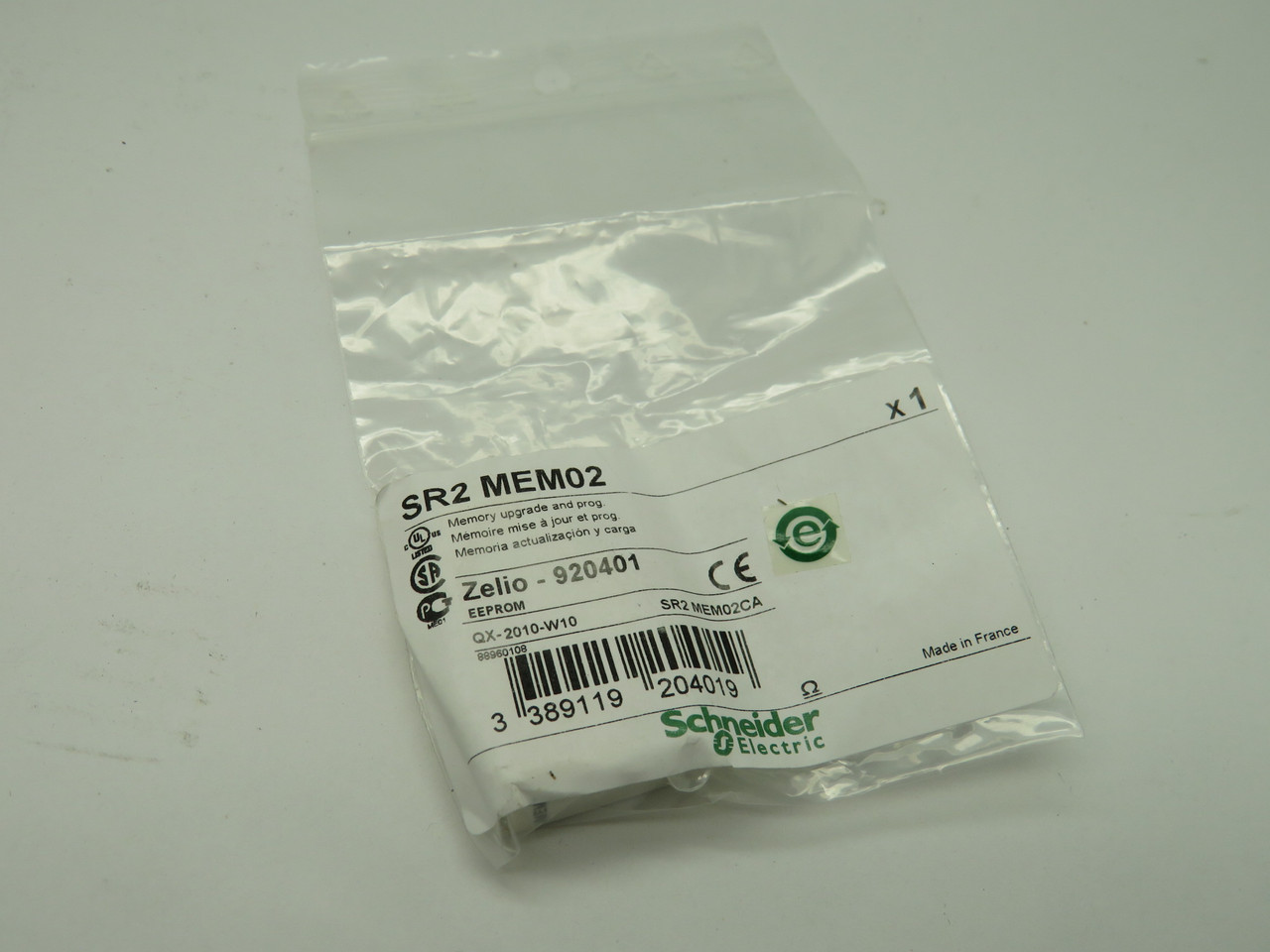 Schneider Electric SR2MEM02 Memory Cartridge NWB