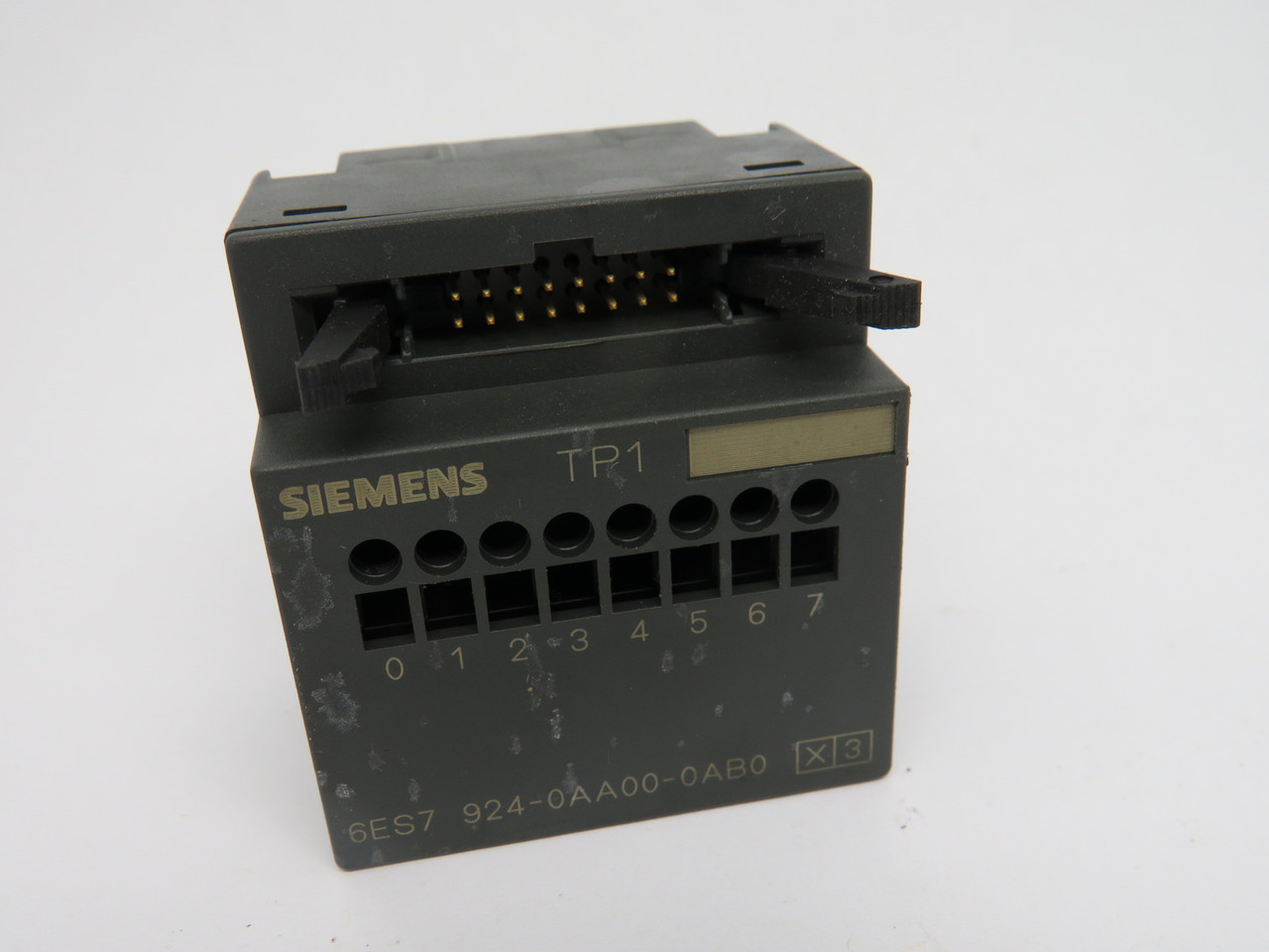 Siemens 6ES7924-0AA00-0AB0 Terminal Block TP1 8 Channels USED