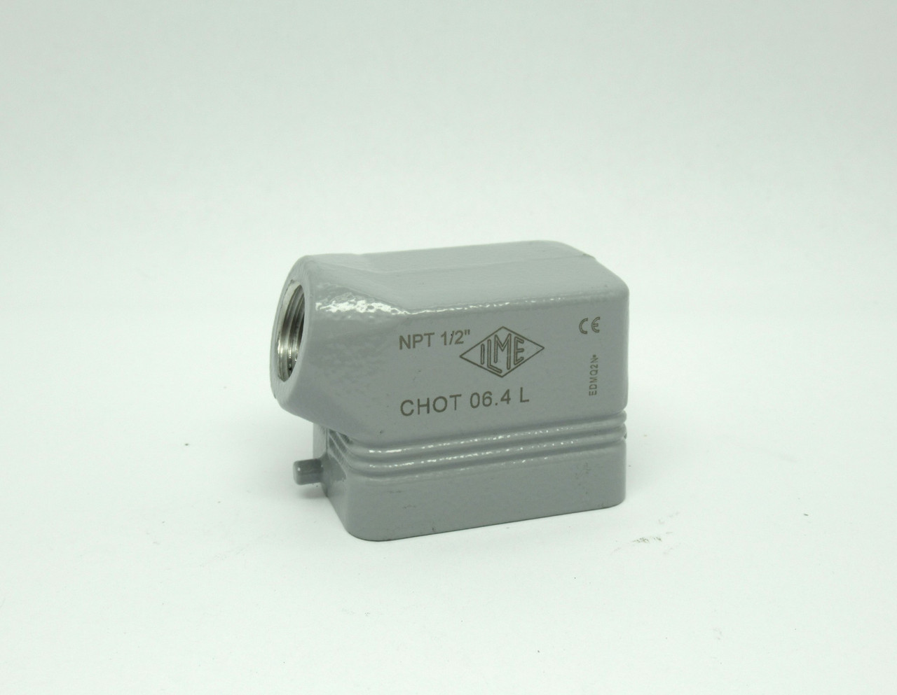 Ilme CHOT-06.4-L Rectangular Connector Hood 2Peg Side Cable Entry 1/2"NPT NOP