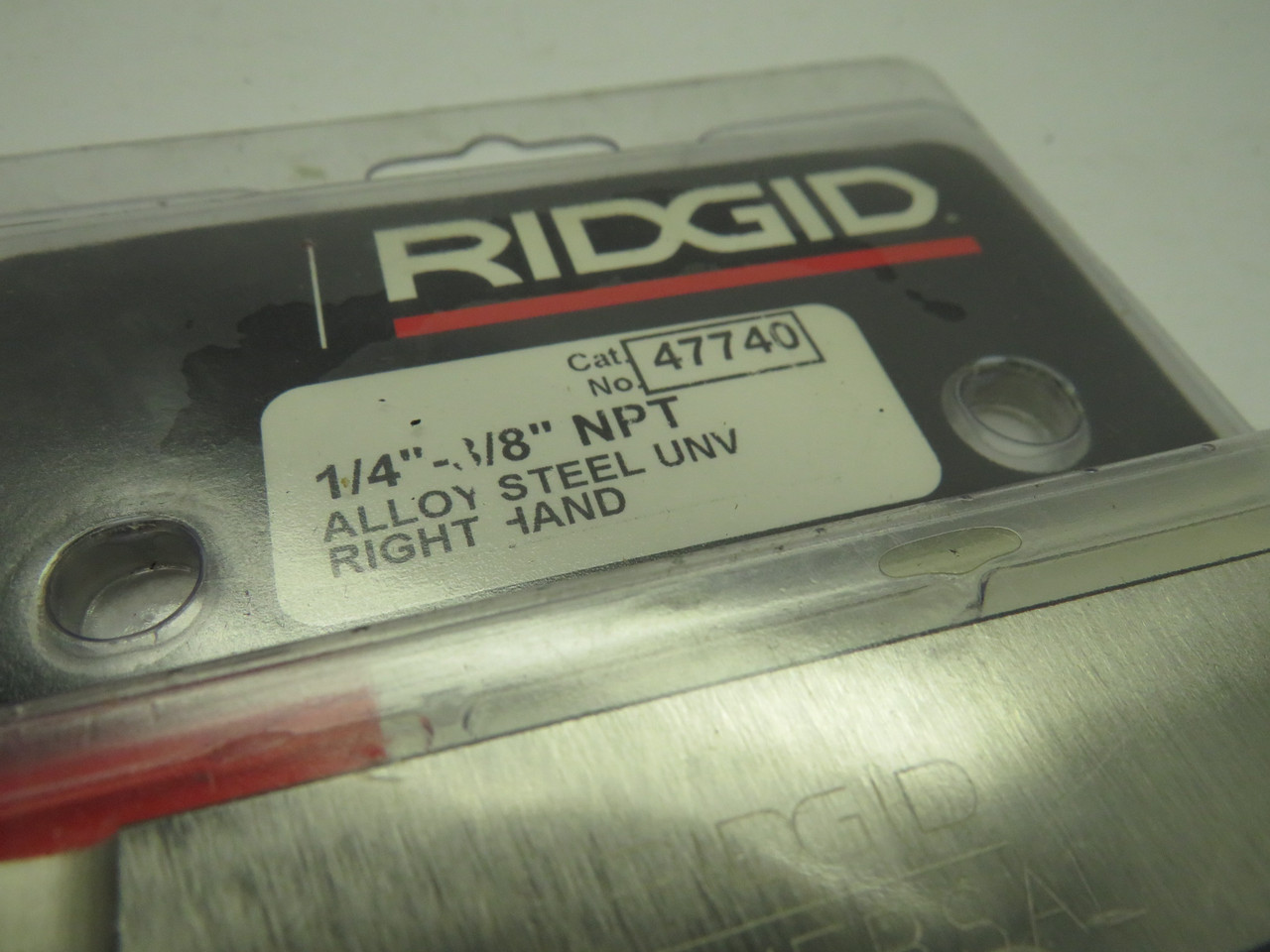 Ridgid 47740 Pipe & Bolt Die For Machine Die Head 1/4"-3/8" NPT 4-Pack NEW