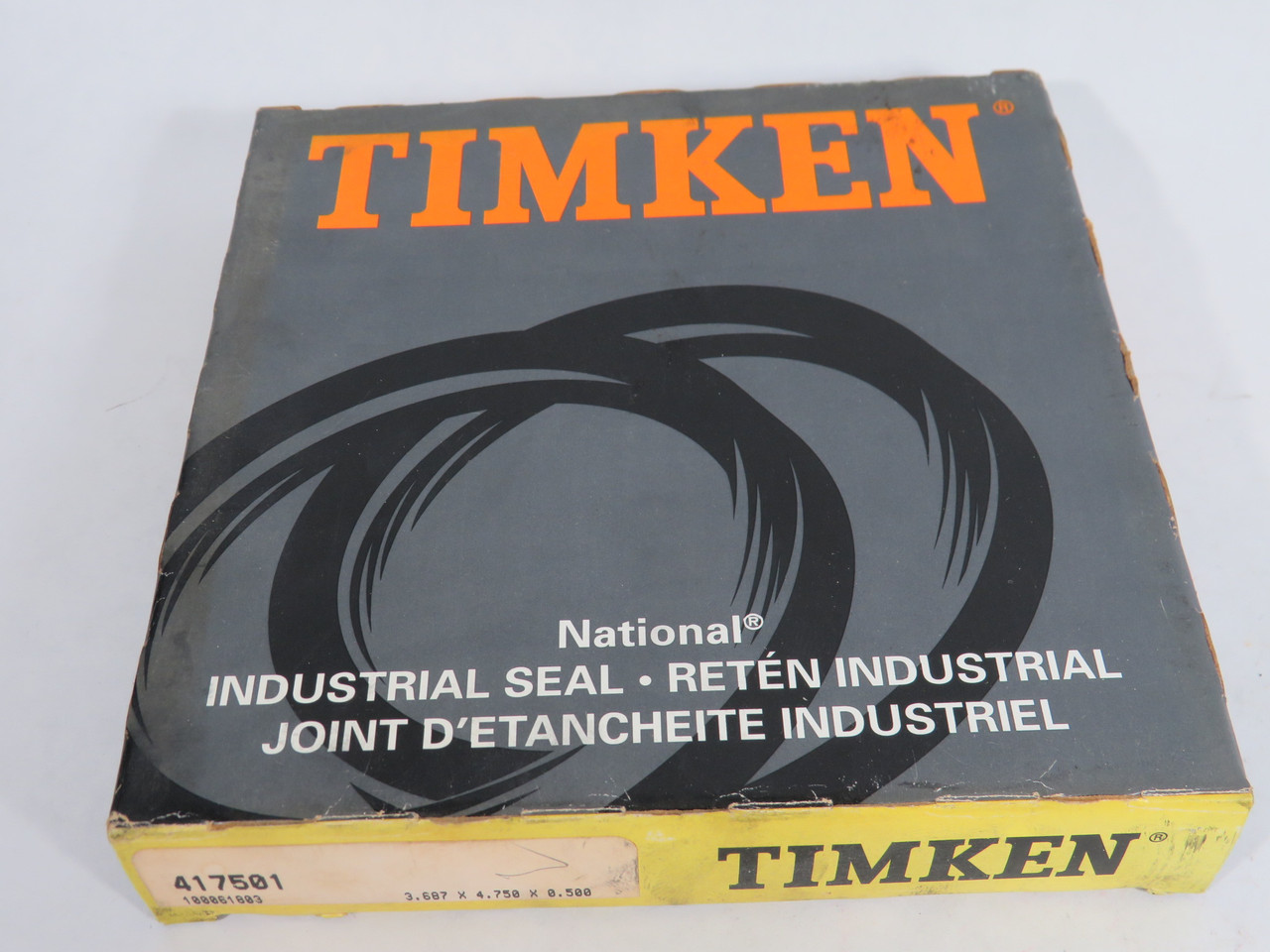 Timken 417501 National Oil Seal 4.750"OD 3.687"ID 0.500"W NEW