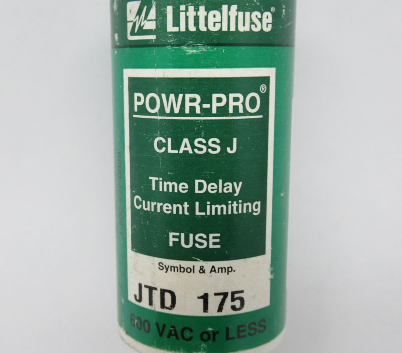 Littelfuse JTD-175 Time Delay Current Limiting Fuse 175A 600VAC 500VDC USED