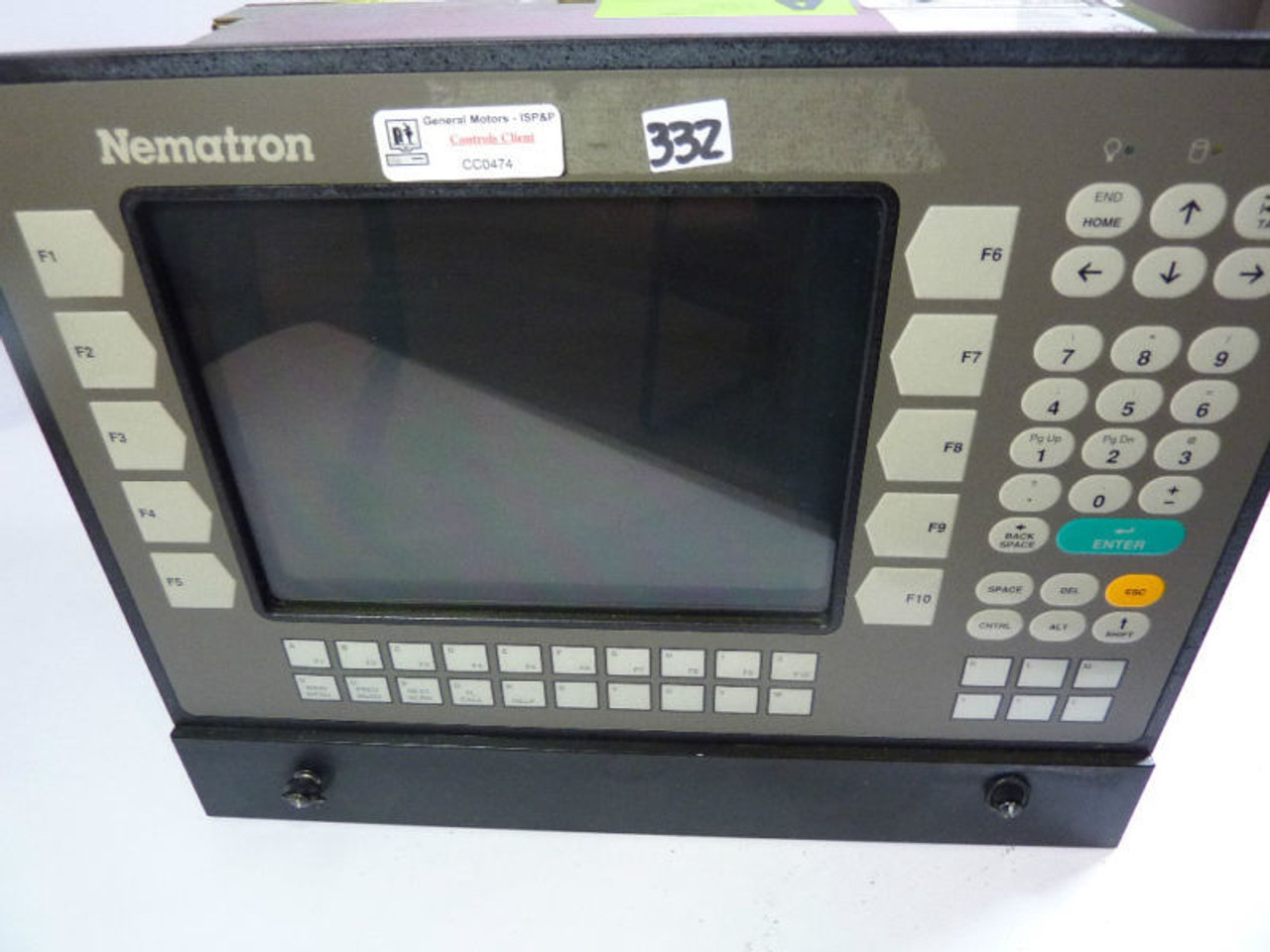 Nematron GL-5PV8-PC1 Control Interface Panel USED