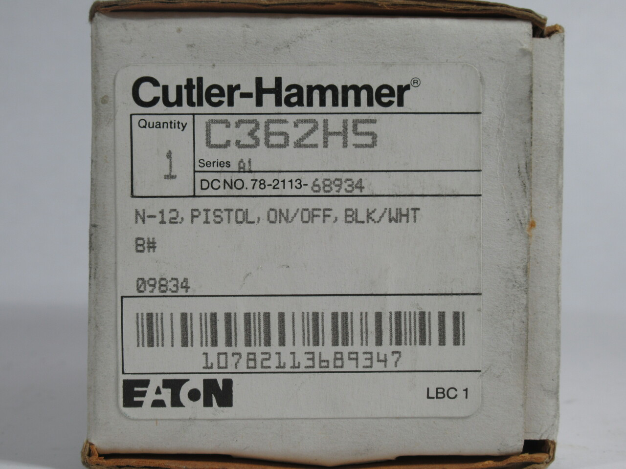 Eaton Cutler-Hammer C362H5 Disconnect Switch Handle Series A1 NEW