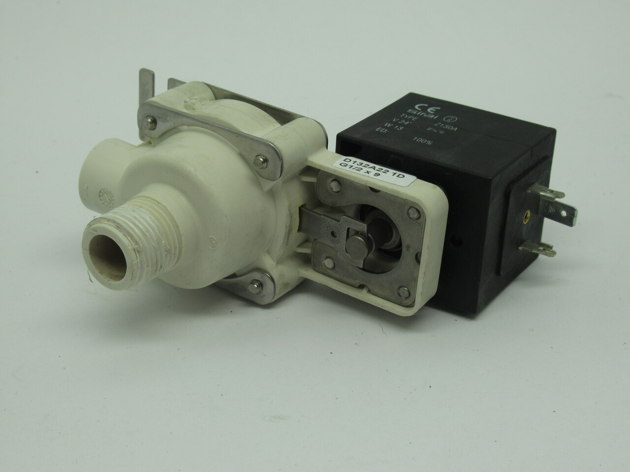 Sirai D132A22 Solenoid Valve Assembly 130A 24VDC 13W 2bar G12x9 USED