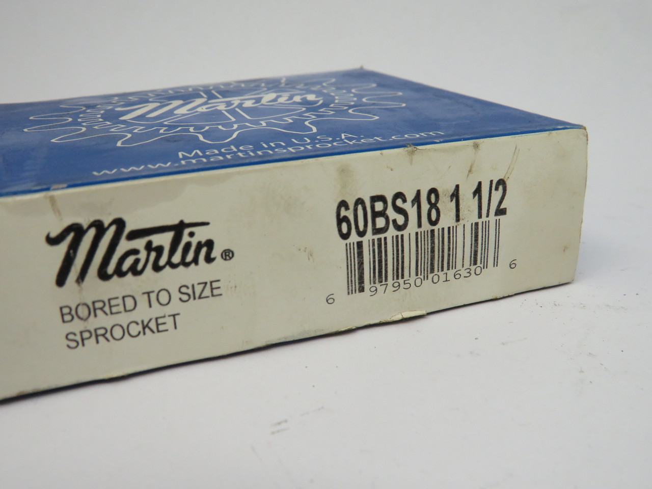 Martin 60BS18-1-1/2 Sprocket 1-1/2" ID 18T 60 Chain 3/4" Pitch SHELF WEAR NEW