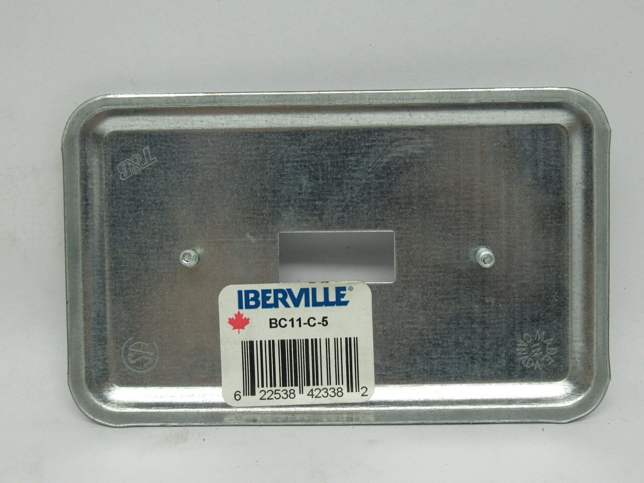 Iberville Thomas & Betts BC11-C-5 Box Cover For Toggle Switch 4" x 2-3/8" NOP