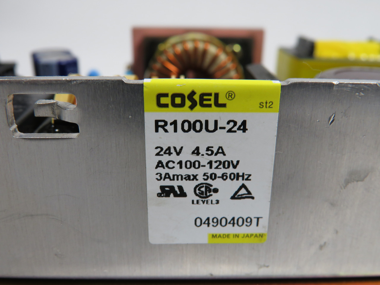 Cosel R100U-24 AC-DC Power Supply 24VDC 4.5A 108W USED