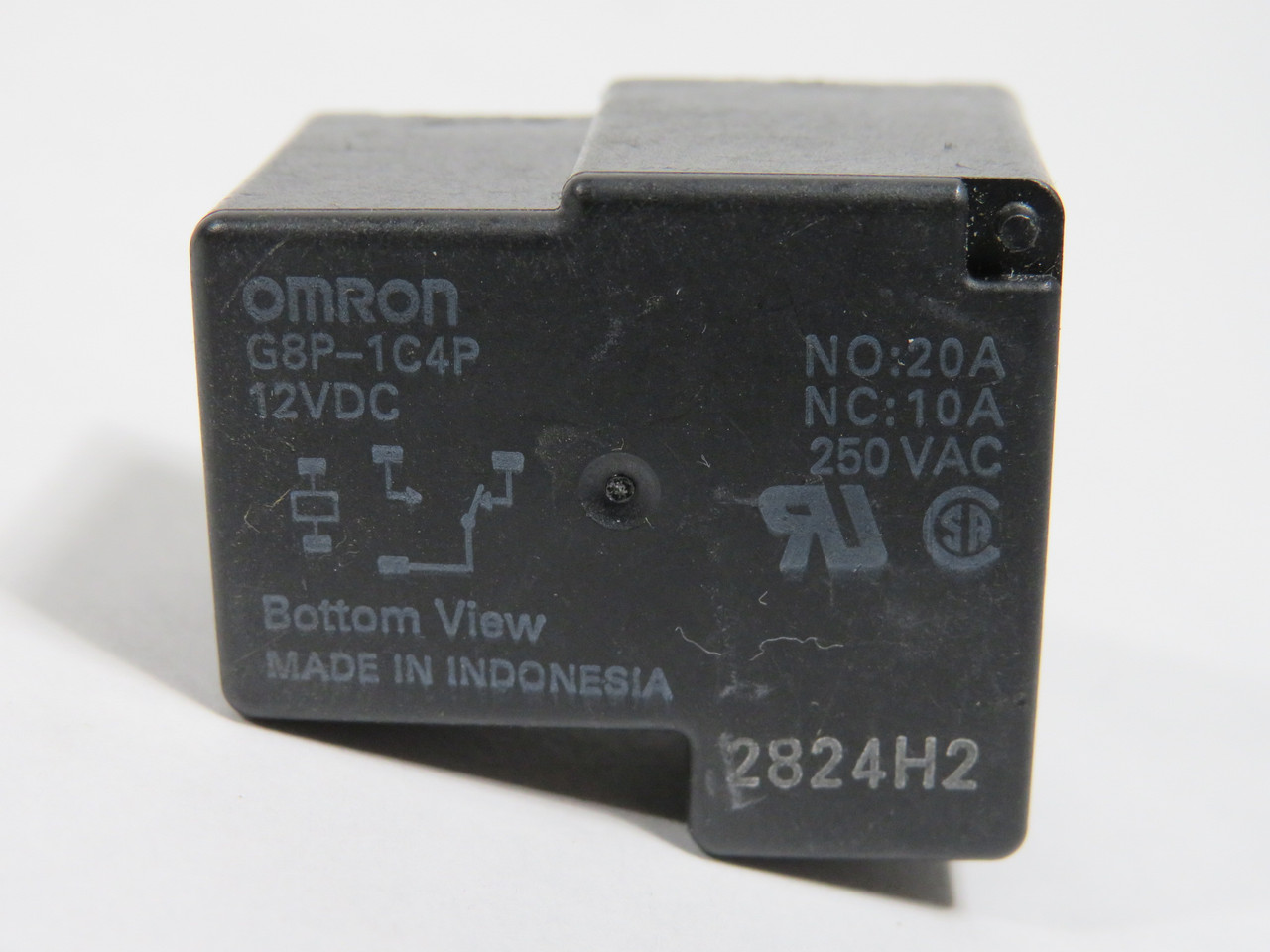 Omron G8P-1C4P PCB Power Relay 12VDC 20A NO 10A NC 5-Pin USED