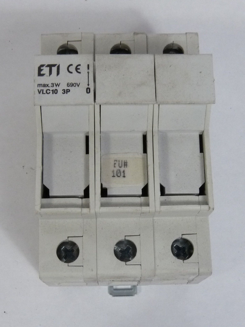ETI Systems VLC10-3 Fuse Holder 32A 690V 3P USED