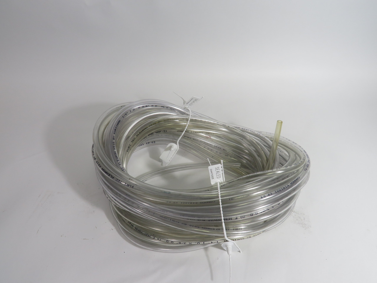 Kuriyama K010-0406X100 Clear PVC Tubing 60FT 3" 1/4" x 3/8" *Missing Length* NEW