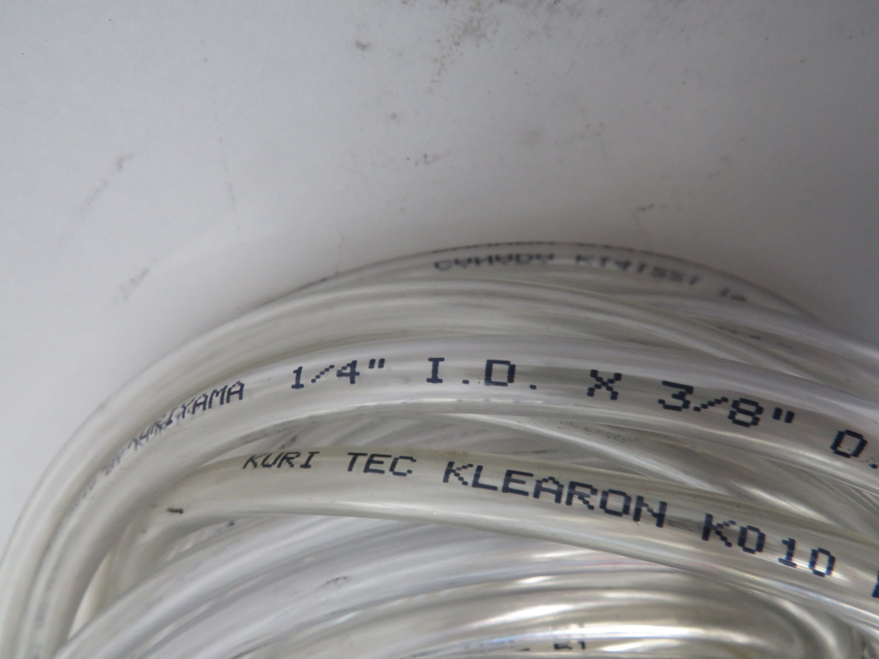 Kuriyama K010-0406X100 Clear PVC Tubing 60FT 3" 1/4" x 3/8" *Missing Length* NEW