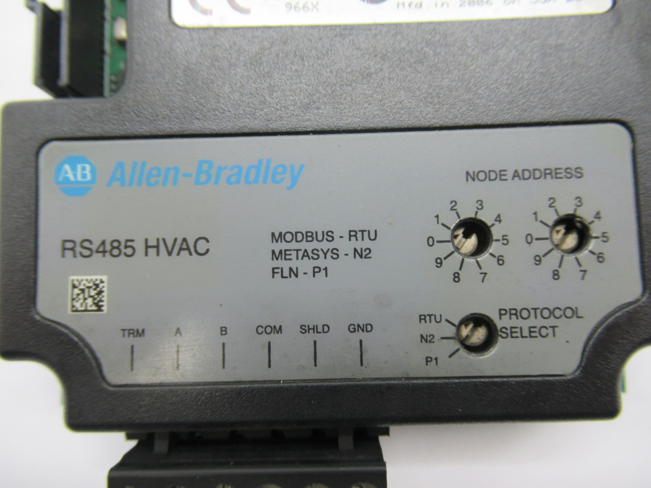 Allen-Bradley 20-COMM-H PowerFlex RS485 HVAC Comm Adapter FRN V 2.002 USED