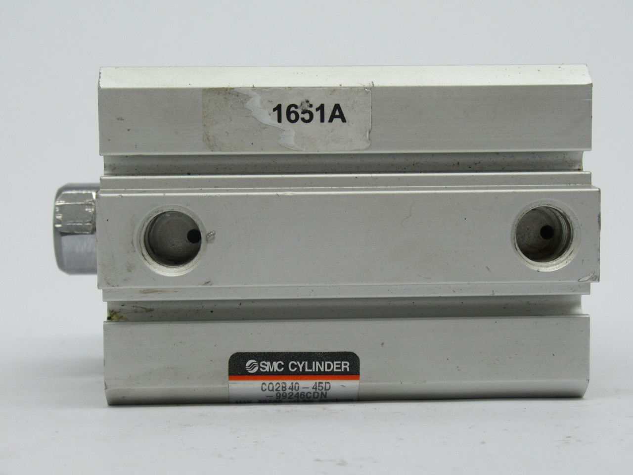 SMC CQ2B40-45D-99246CDN Compact Cylinder 40mm Bore 45mm Stroke 145psi USED