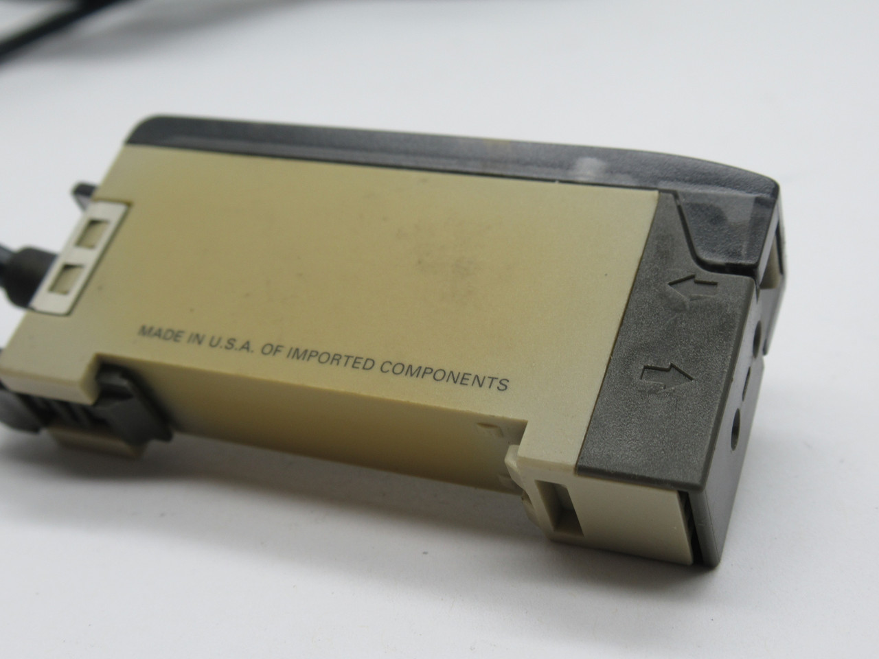 Omron E3X-A41 Fiber Amplifier with Adjuster 10-30VDC 35mA PNP STAINED USED