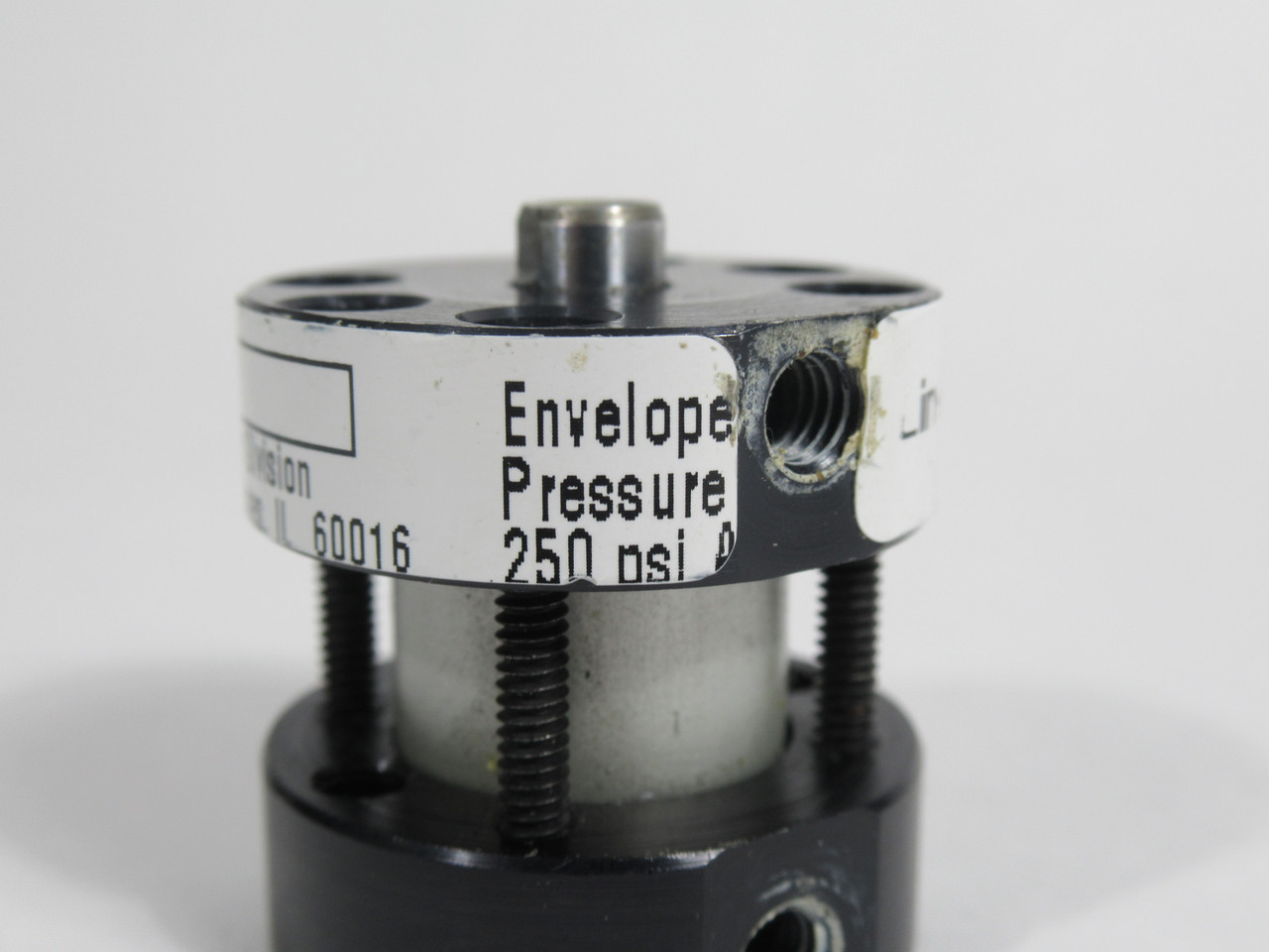 Lin-Act ST-0.56X0.50-4 Air Cylinder 9/16"Bore 1/2" Stroke 250PSI USED