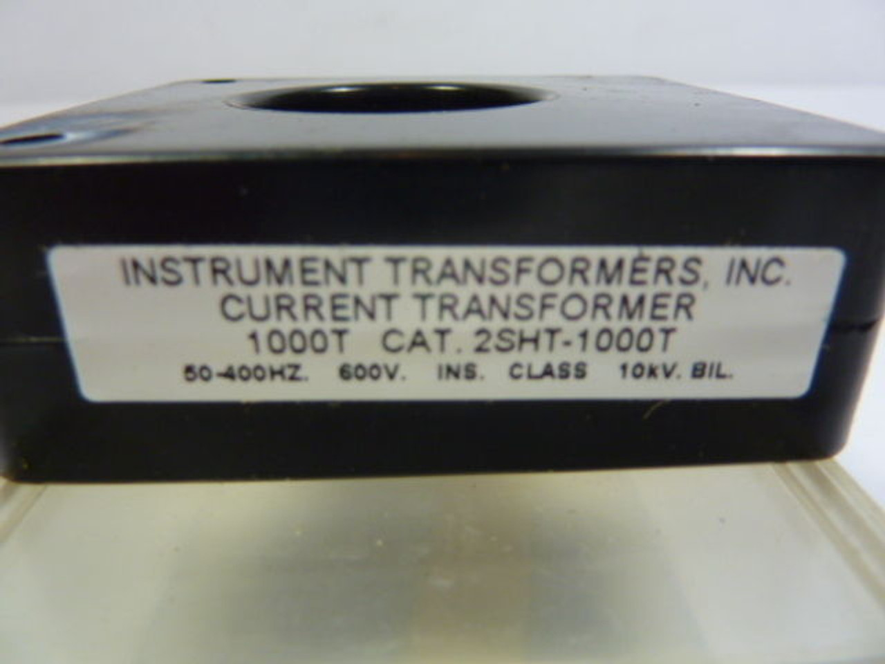 Instrument Transformers Inc 2SHT-1000T Current Transformer 600V 50-400Hz NOP