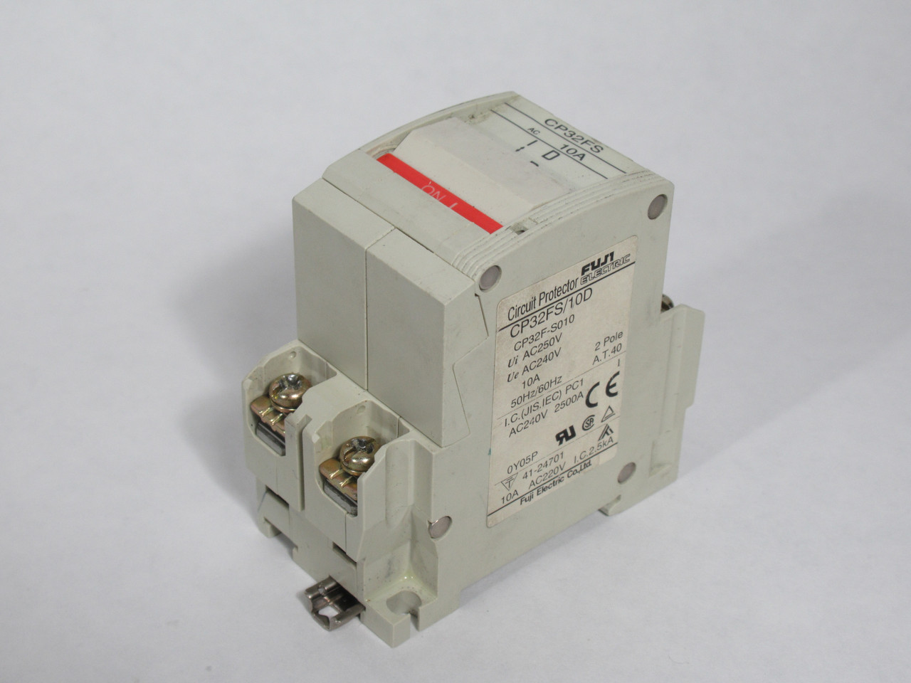 Fuji CP32FS/10D Circuit Protector 10A 240V 2-Pole CP32F-S010 USED