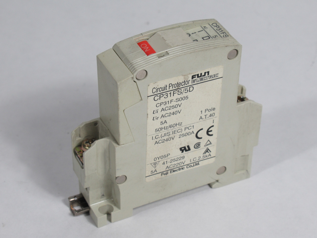 Fuji CP31FS/5D Circuit Protector 5A 240V 1-Pole CP31F-S005 USED