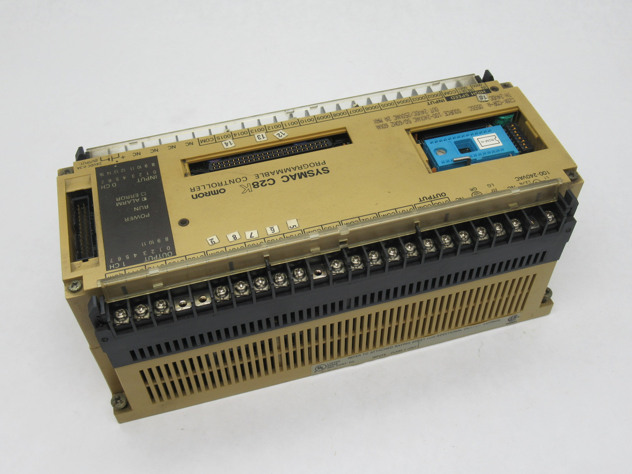 Omron C28K-CDR-A Programmable Controller 100-240VAC 24VDC COSMETIC DAMAGE USED