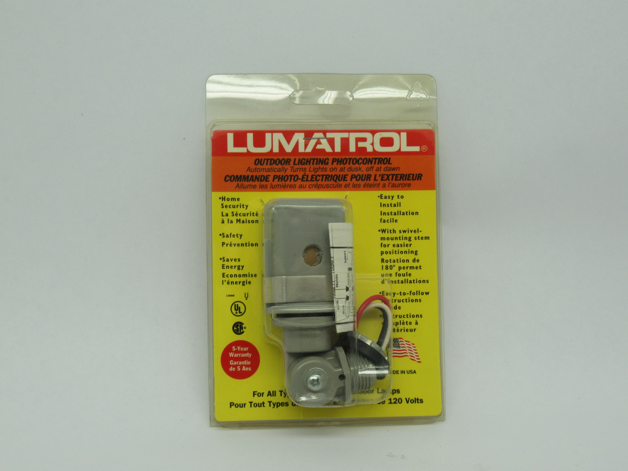 Lumatrol ST-15BP Photoelectric Switch 120V "Outdoor" NEW