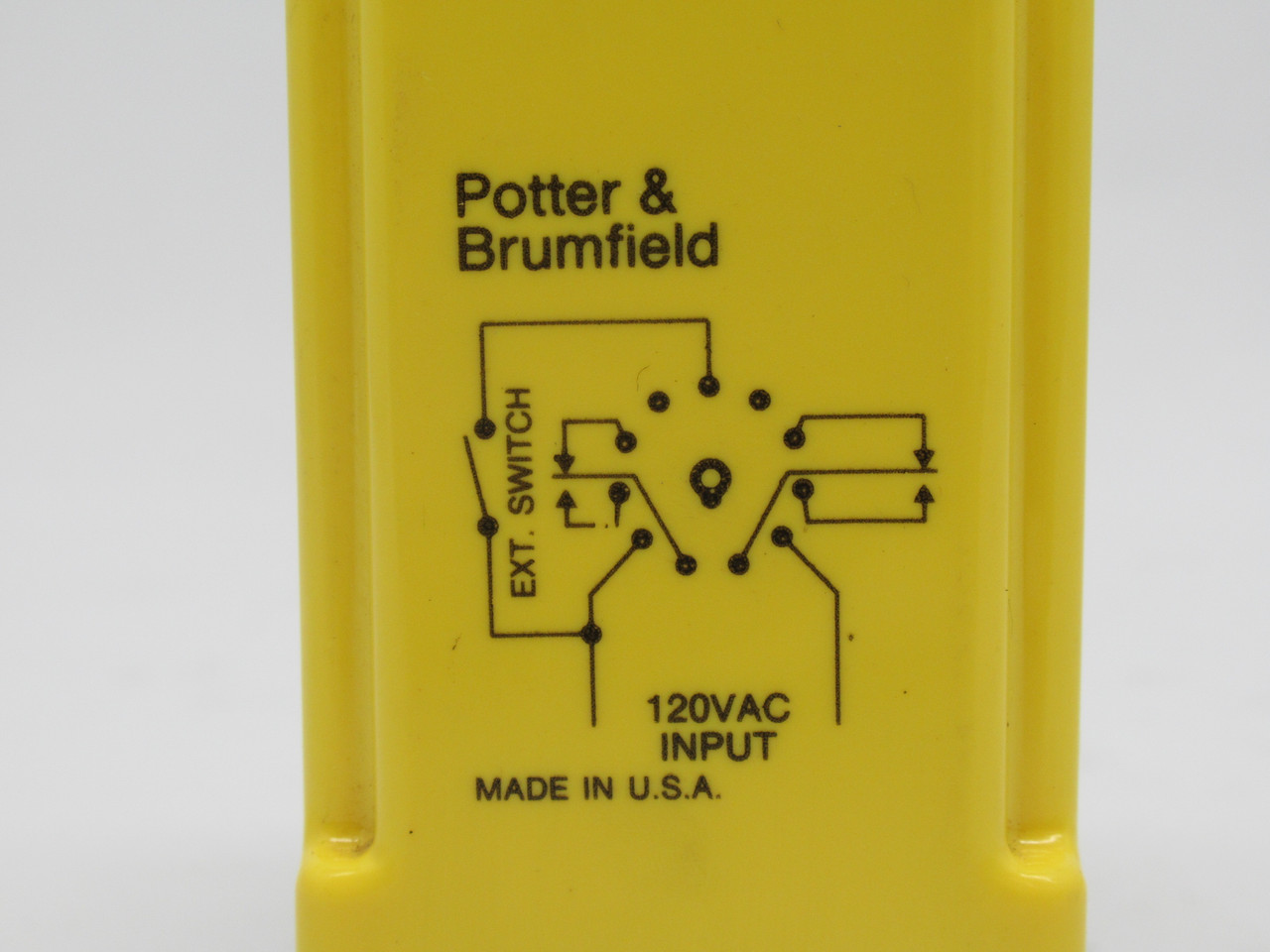 Potter & Brumfield CGB-38-78010M Time Delay Relay 240VAC 10A 11-Pin 1-10min USED