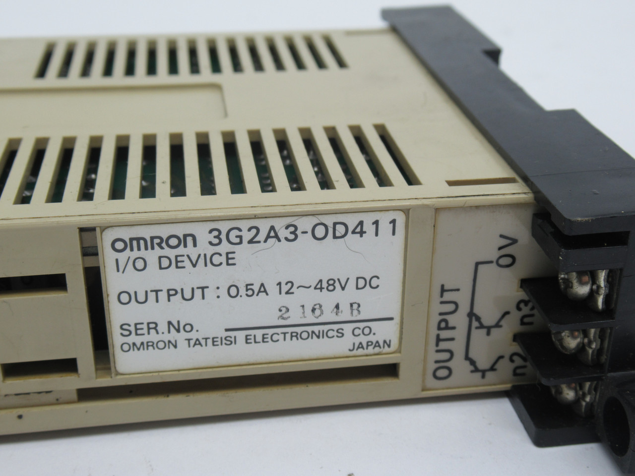 Omron 3G2A3-OD411 I/O Device Without Cable 12-48VDC 0.5A Missing Cover USED