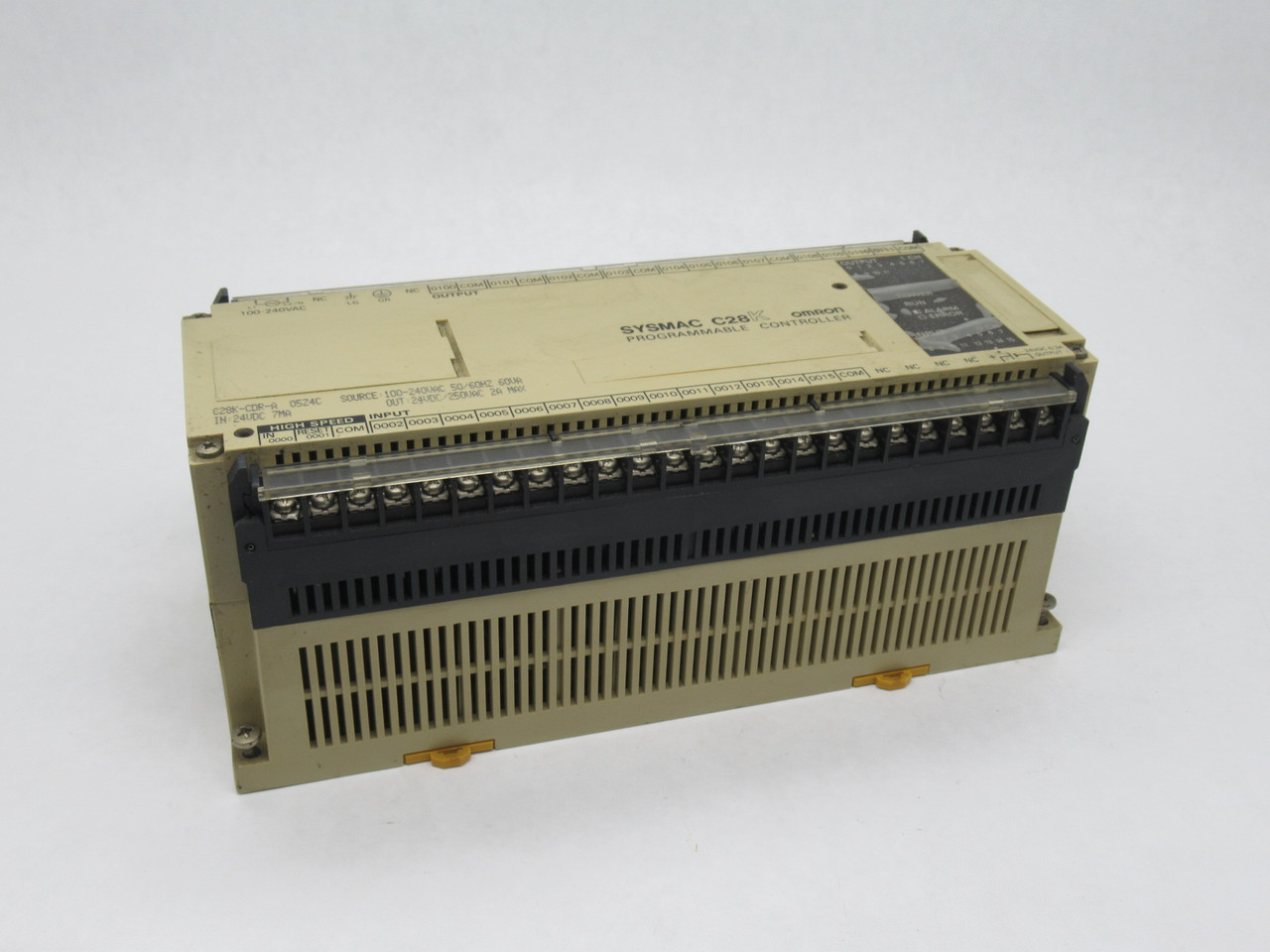 Omron C28K-CDR-A Programmable Controller 100-240VAC 24VDC USED