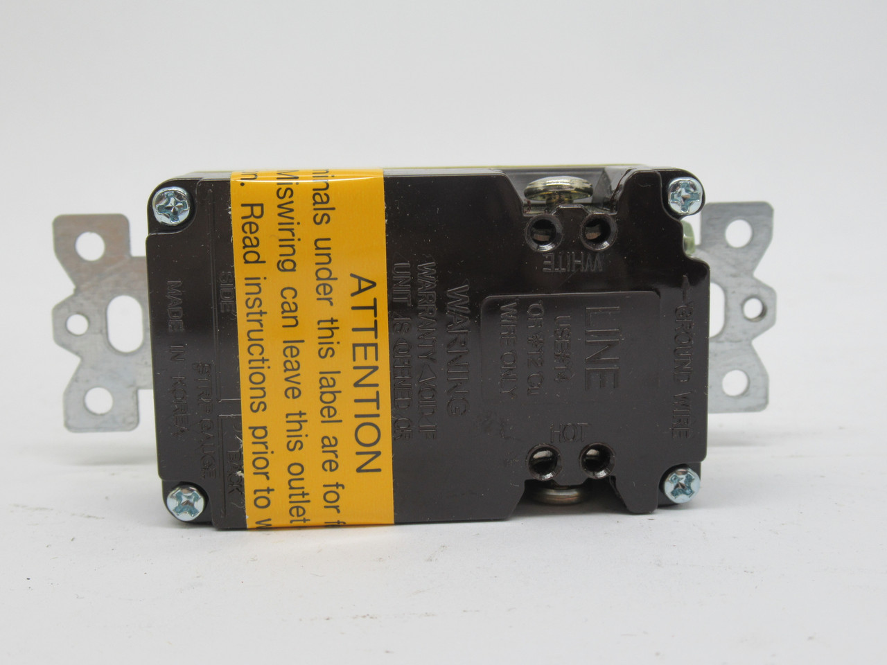 Hubbell GFR5352IA Ground Fault Duplex Receptacle 20A 125V 60Hz NO WALL PLATE NEW
