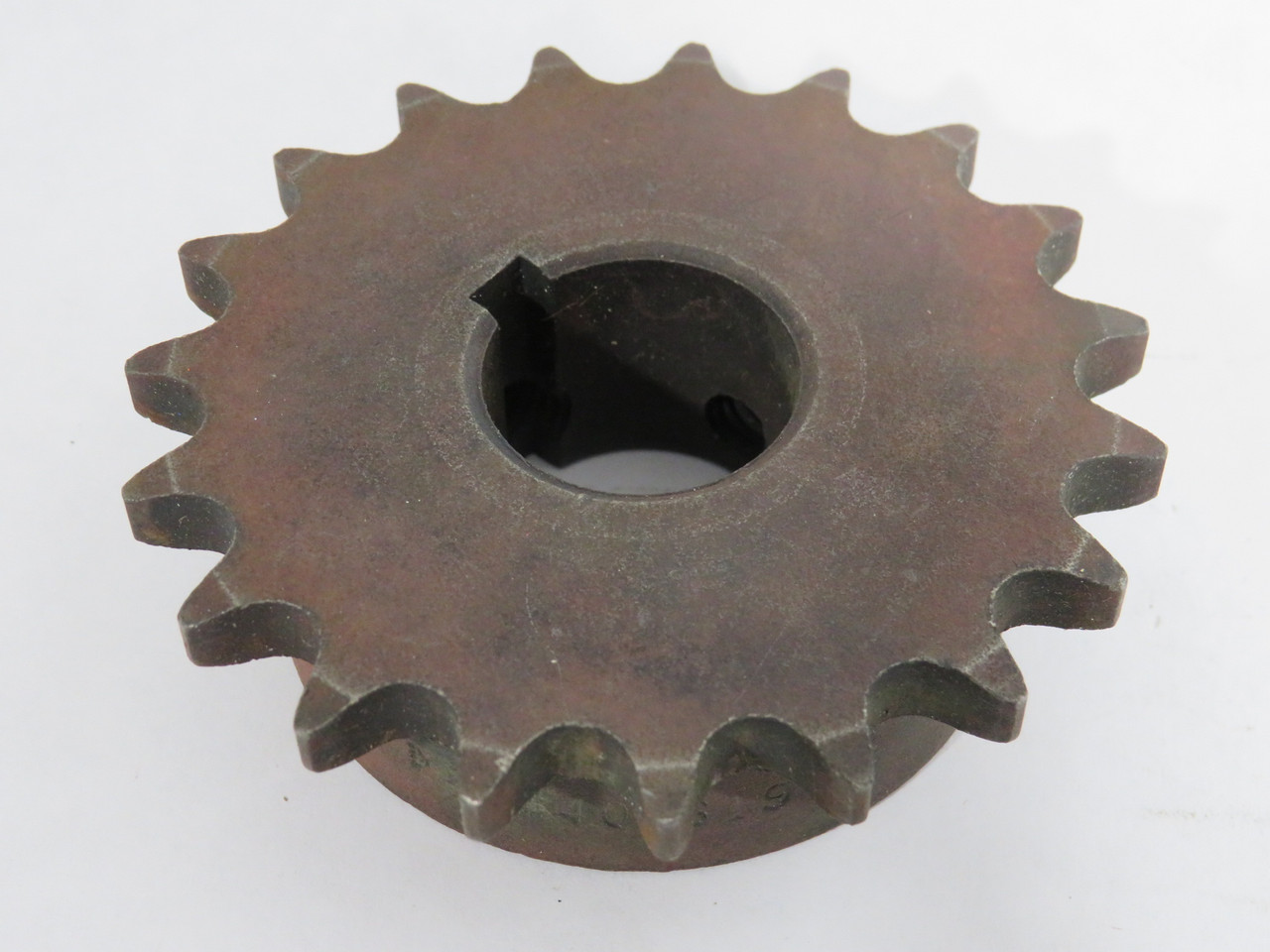 Martin 40BS19-1 Roller Chain Sprocket 1"ID 19T 40 Chain 1/2" Pitch USED
