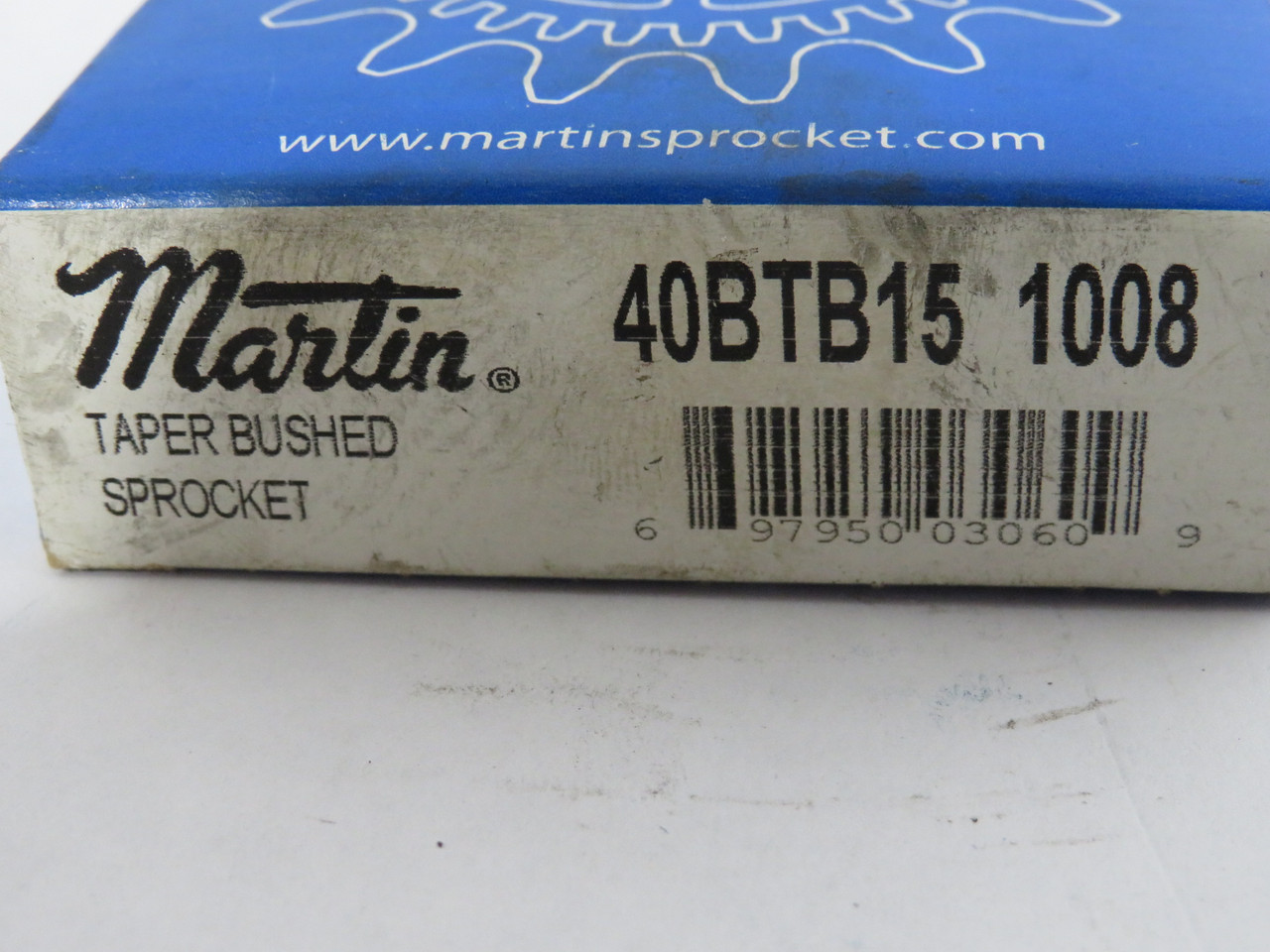 Martin 40BTB15-1008 Roller Chain Sprocket 1/2"-1"ID 15T 40 Chain 1/2" Pitch NEW