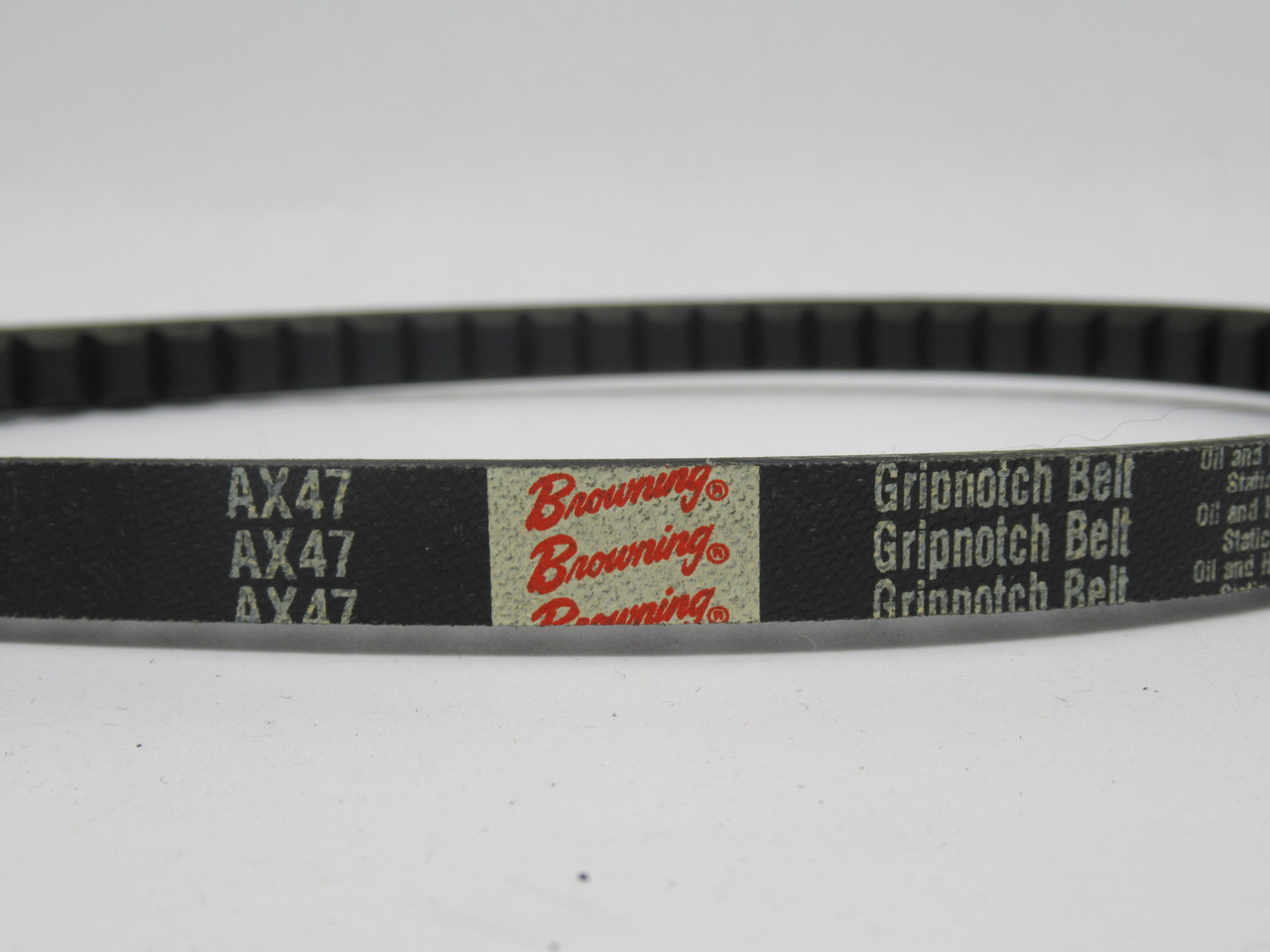Browning AX47 Cogged V-Belt 49"L 1/2"W 5/16"Thick NEW