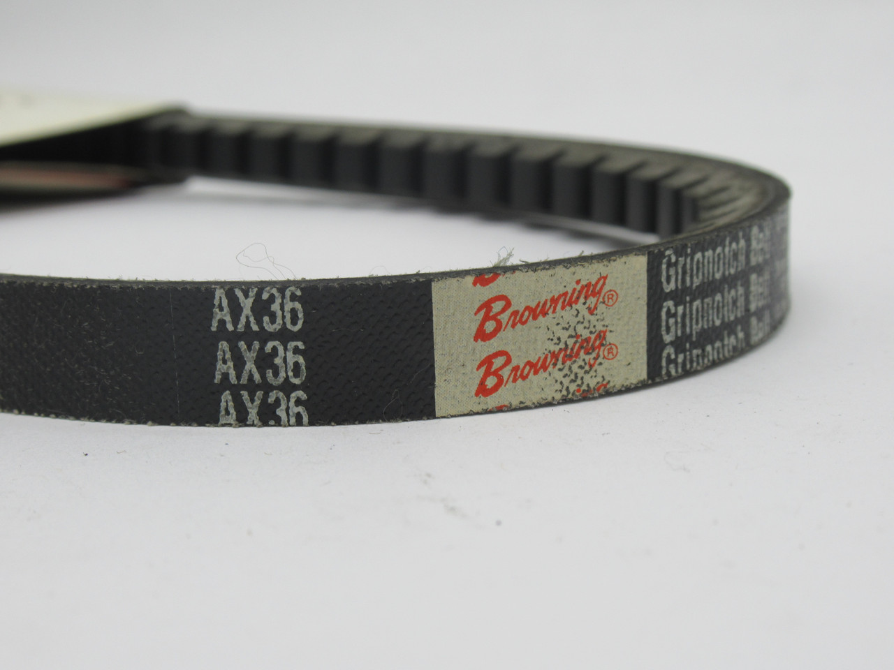 Browning AX36 Cogged V-Belt 38"L 1/2"W 5/16"Thick NEW
