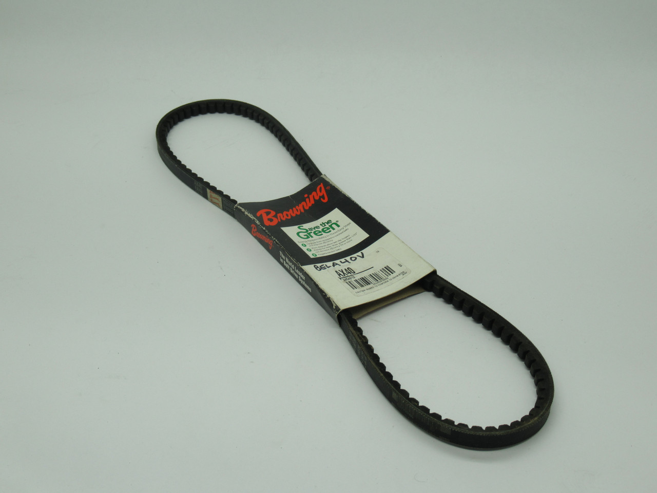 Browning AX40 Cogged V-Belt 42"L 1/2"W 5/16"Thick NEW