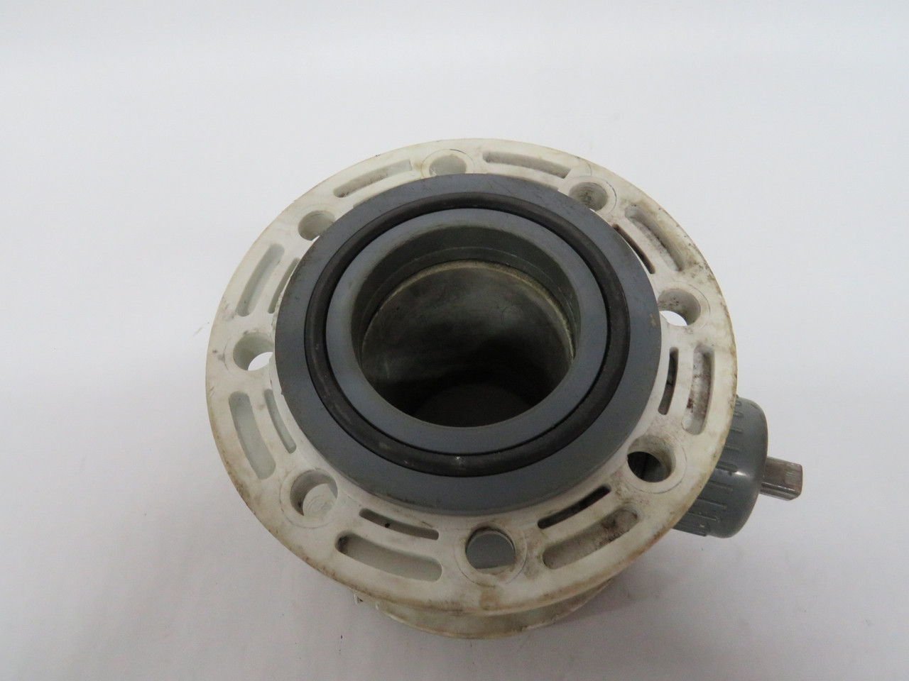 Stubbe C-16 Ball Valve DN100 PN10 da110 PVC-U 3-5/8" O-Ring Seal NO HANDLE USED