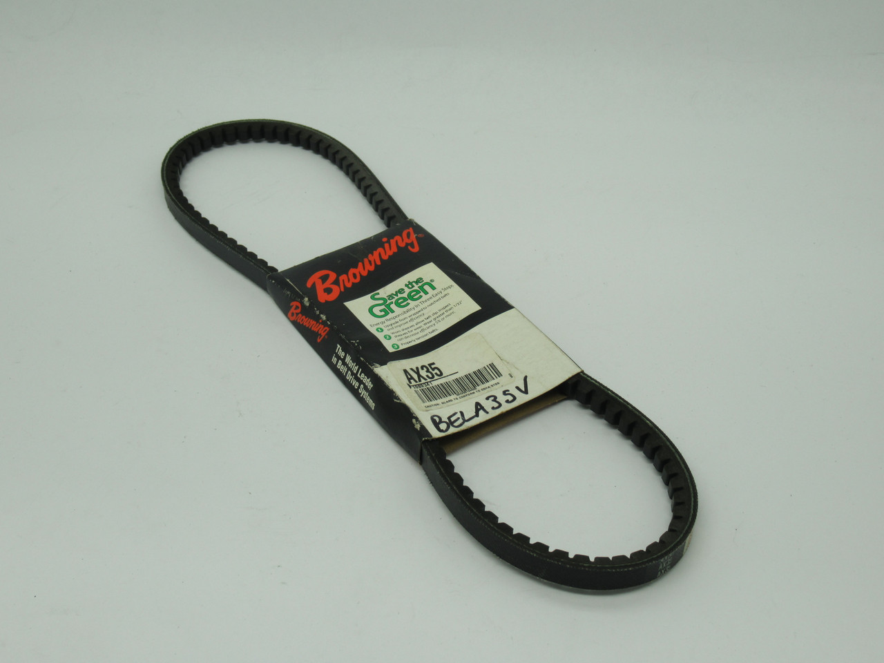 Browning AX35 Cogged V-Belt 37"L 1/2"W 5/16"Thick NEW