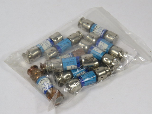 Littelfuse FLNR-8 Dual Element Time Delay Fuse 8A 250V Lot of 10 USED