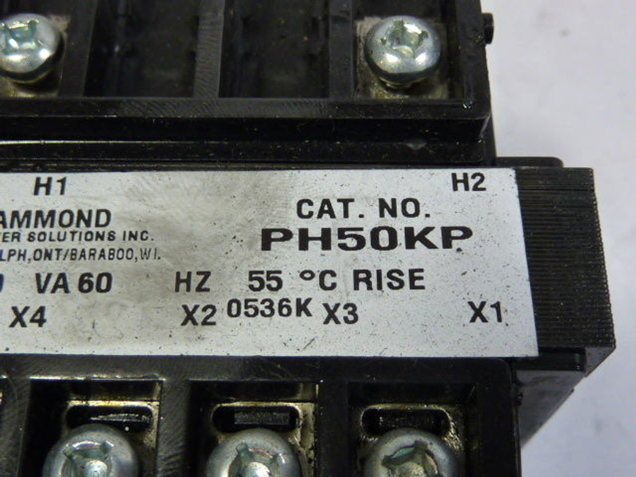 Hammond PH50KP Transformer 50VA 60Hz USED