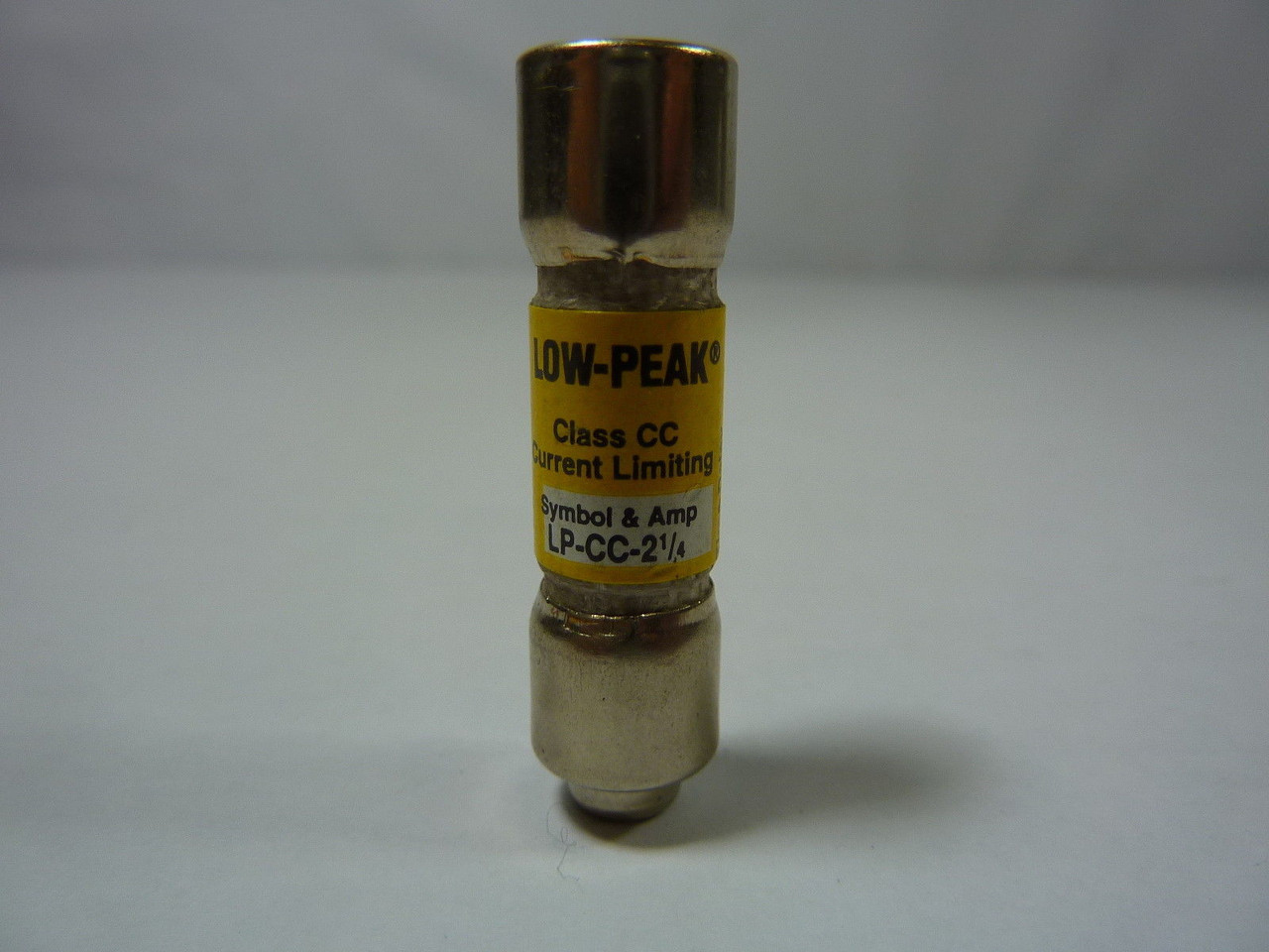 Low-Peak LP-CC-2-1/4 Time Delay Fuse 2-1/4A 600V USED