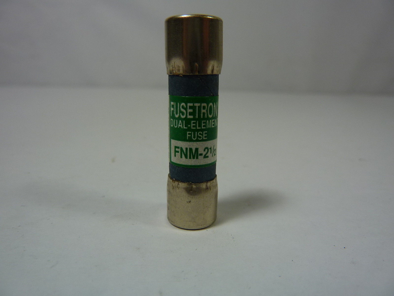Fusetron FNM-2-1/2 Time Delay Fuse 2-1/2A 250V USED