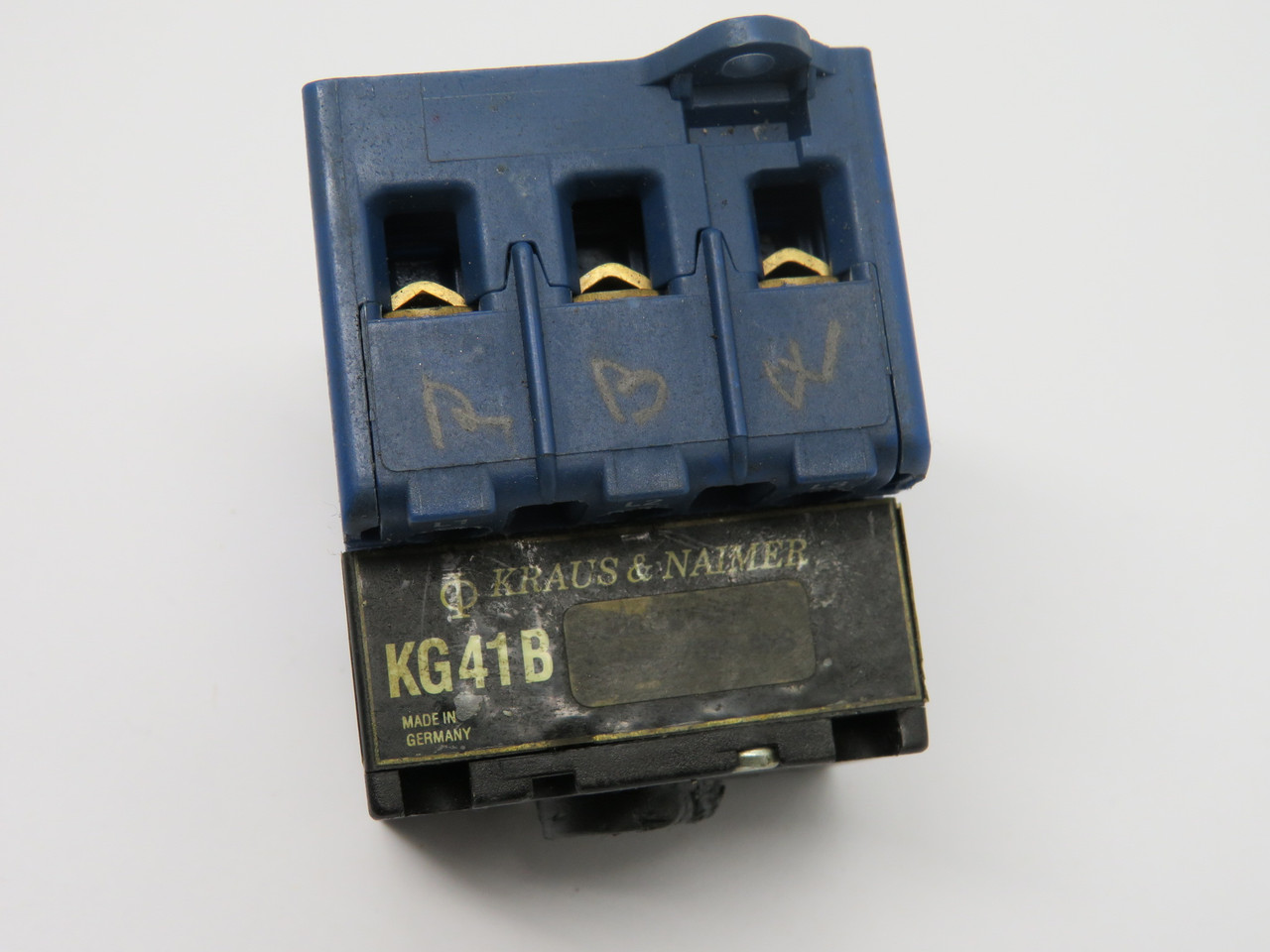 Kraus & Naimer KG41B Disconnect Switch 40Amp 3 Pole 500VAC *No Handle* USED
