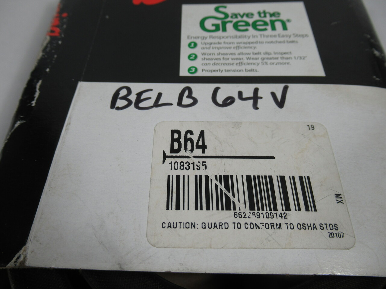 Browning B64 Classic V-Belt 67"L 21/32"W 7/16"Thick NEW