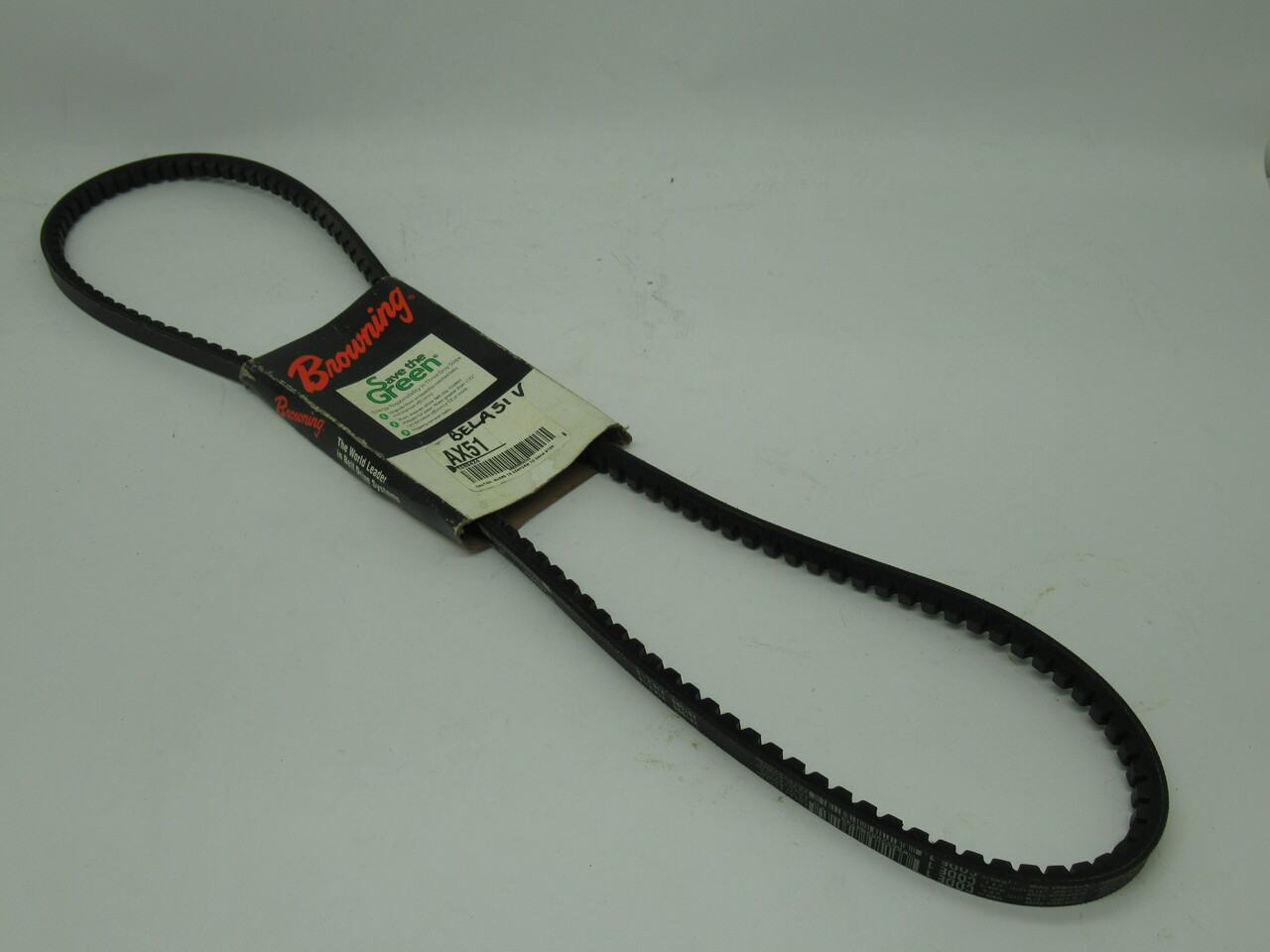 Browning AX51 Cogged V-Belt 53.2"L 1/2"W 5/16"Thick NEW
