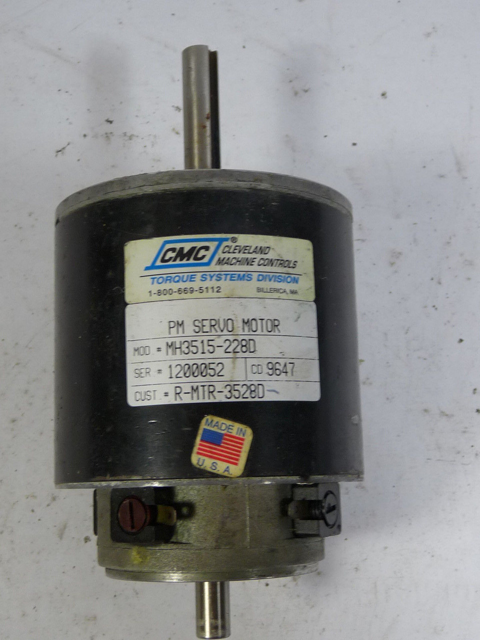 CMC MH3515-228D PM Servo Motor USED