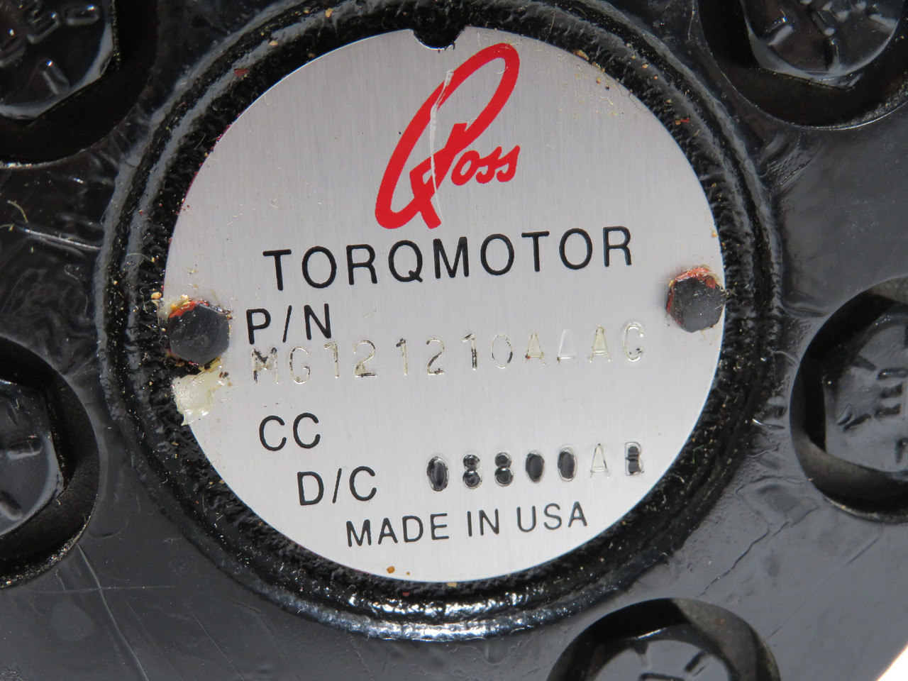 Ross MG121210AAAC Hydraulic Motor SHELF WEAR NEW