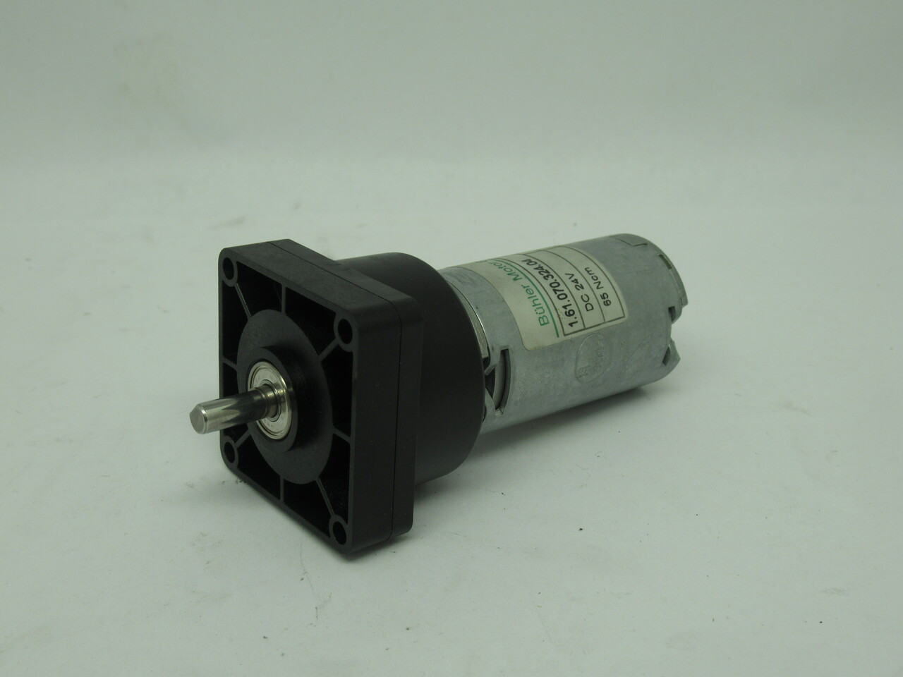 Buhler Motor DC Motor w/ Planetary Gear 25.2:1 343/5 65Ncm 115RPM 24VDC USED