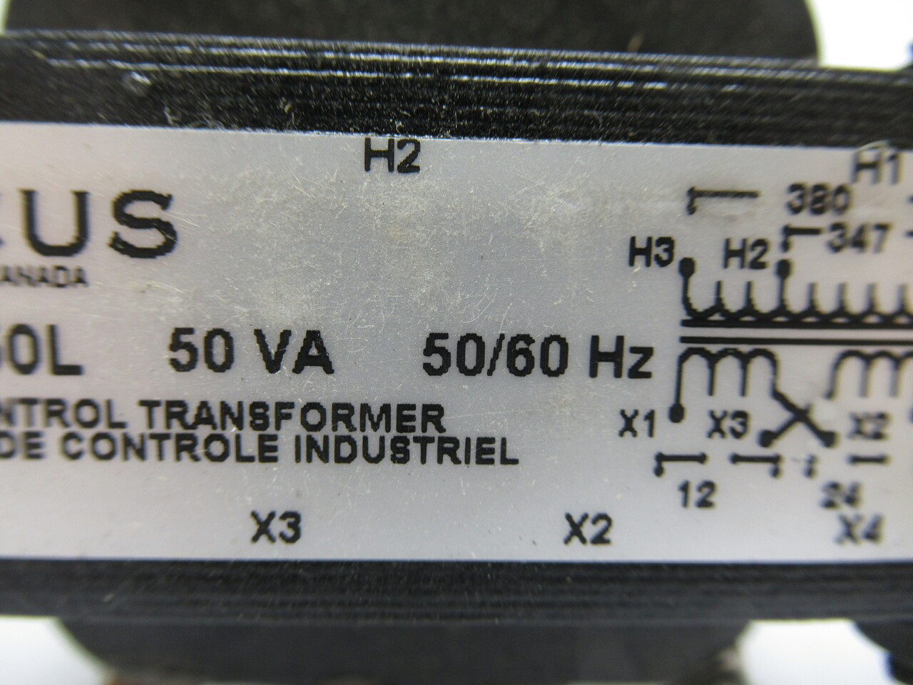 Marcus MO50L Control Transformer 50VA Pri 347/380V Sec 12/24V 60Hz ! NEW !