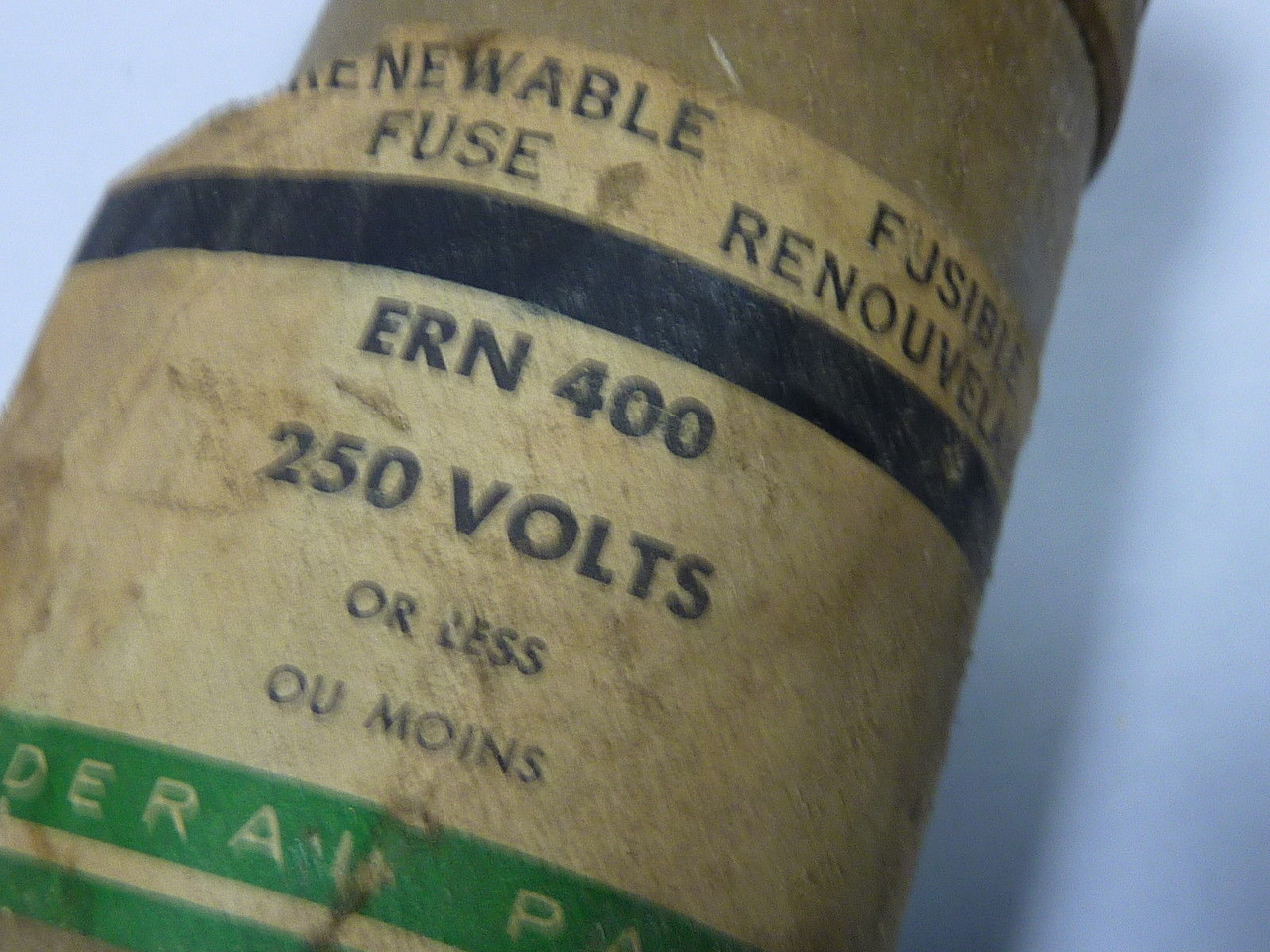 Federal Pacific ERN-400 Renewable Fuse 400A 250V USED