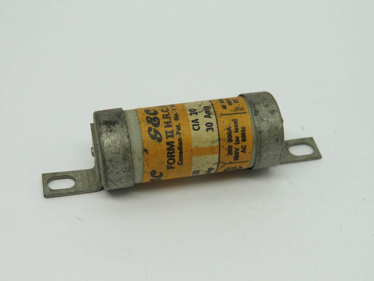 GEC CIA30 Fuse 2 Bolt 30A 660VAC 460VDC USED